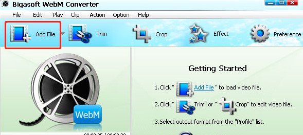 Bigasoft WebM Converter�ٷ����dҕ�l�D�Q�D�Ľ̌W